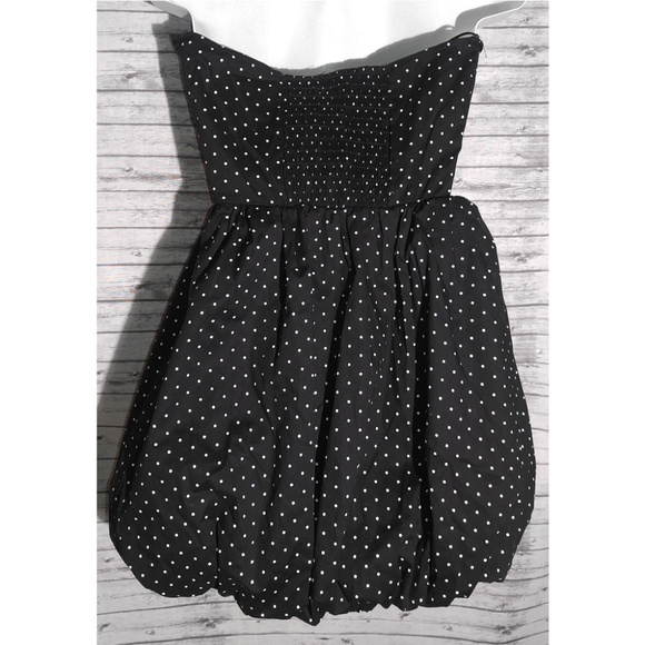 NEW Papaya Strapless Black Dress Medium - Picture 6 of 12